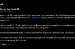 FBI Arrests Another ShinyHunters Suspect Reportedly Involved in Its Jobs Portal Hack